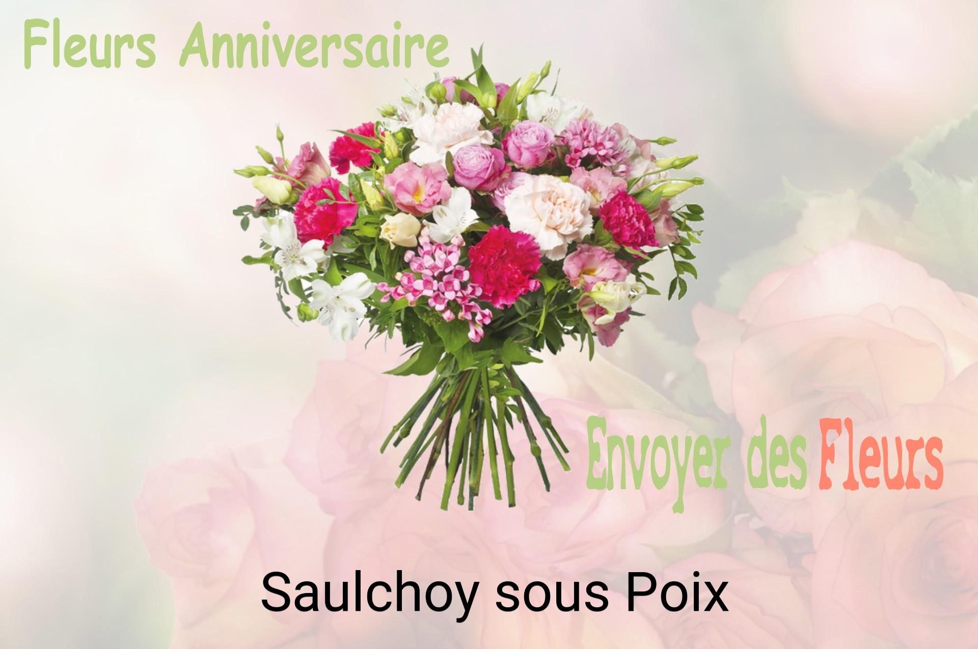 Bouquet de fleurs d’anniversaire livré à Saulchoy-sous-Poix